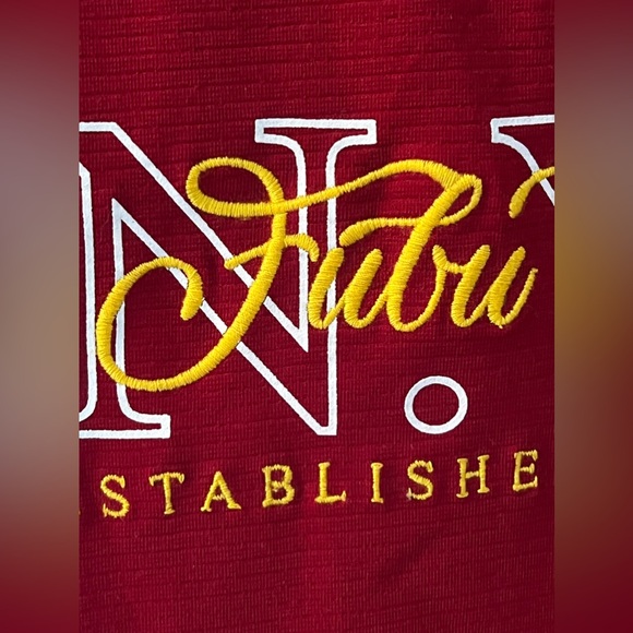 FUBU | Vintage Y2K Red and Black Streetwear Mini Dress - Size Large - Picture 4 of 10